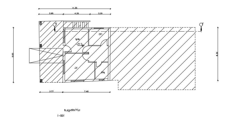 20x10m Ground Floor Duplex House Plan Download Now Cadbull