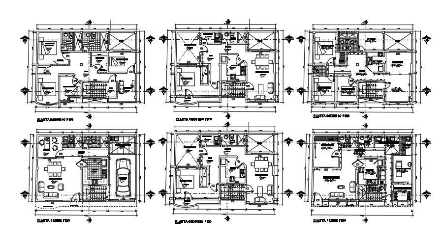 20x15 Meter Apartment Plan AutoCAD Layout File - Cadbull