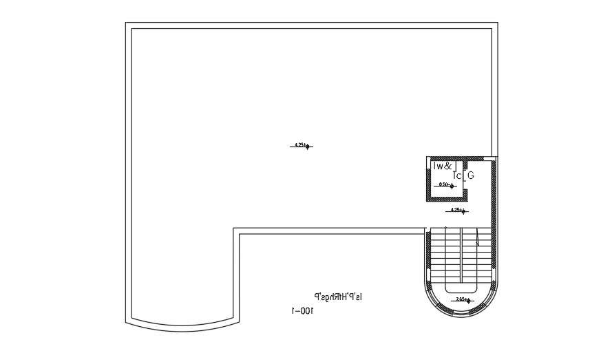 20x20m House Plan Of The Roof Layout Drawing Cadbull 7494