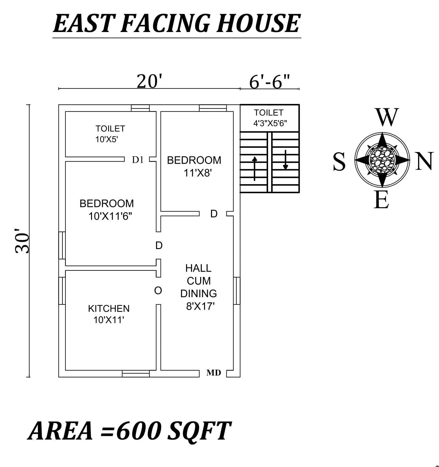 Autocad Drawing File Shows X Bhk East Facing House Plan As Per My Xxx