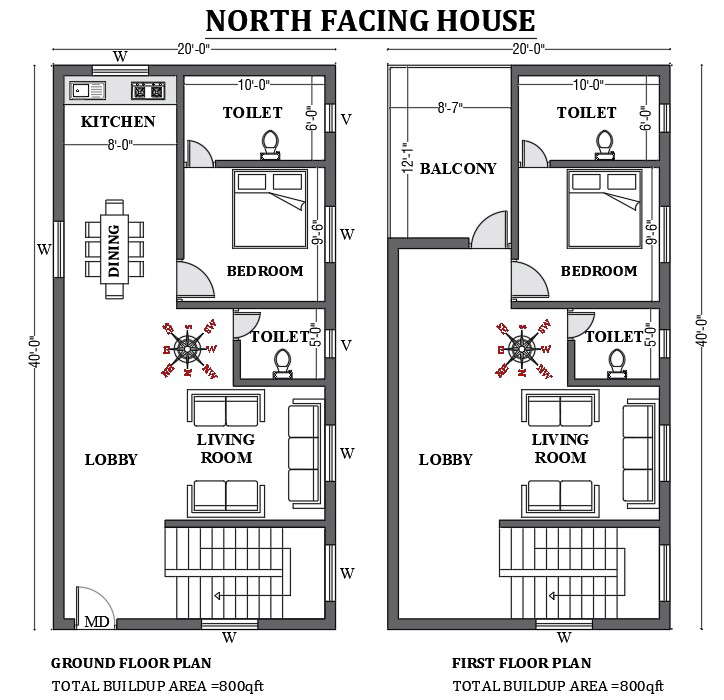 20-x40-free-north-facing-house-plan-as-per-vastu-is-given-in-this-2d-autocad-drawing-file