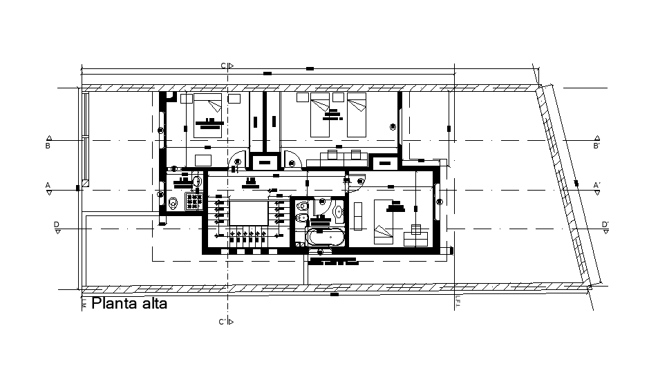 20x9m First Floor House Plan Has Been Given In This Autocad Drawing File Download Now Cadbull