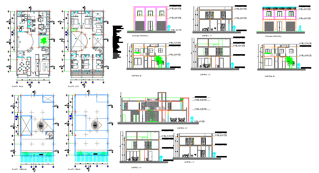 Hotel design file - Cadbull