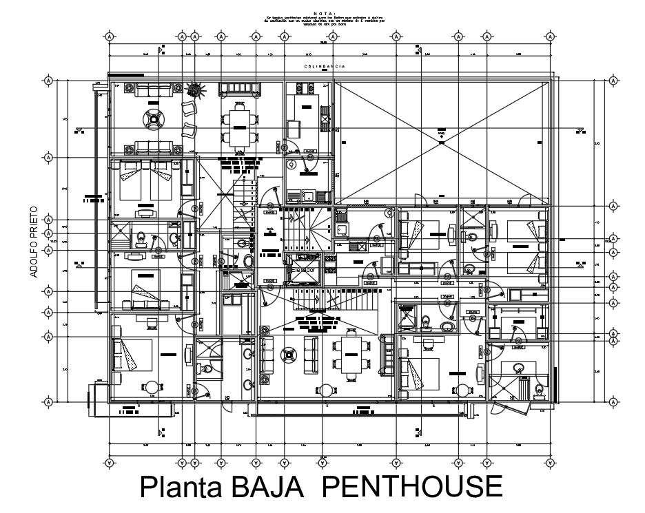 21x15m first floor house plan has been given in this Autocad drawing ...