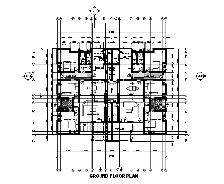 21x18 home plan is given in this Autocad DWG drawing file. Download now ...