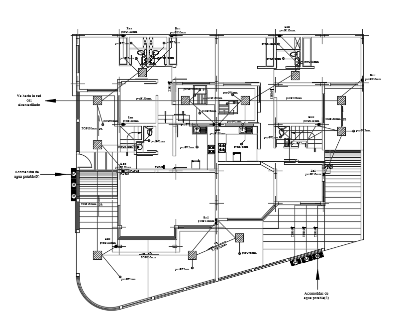 21x20m-3-story-house-plan-ground-floor-sanitary-layout-cadbull