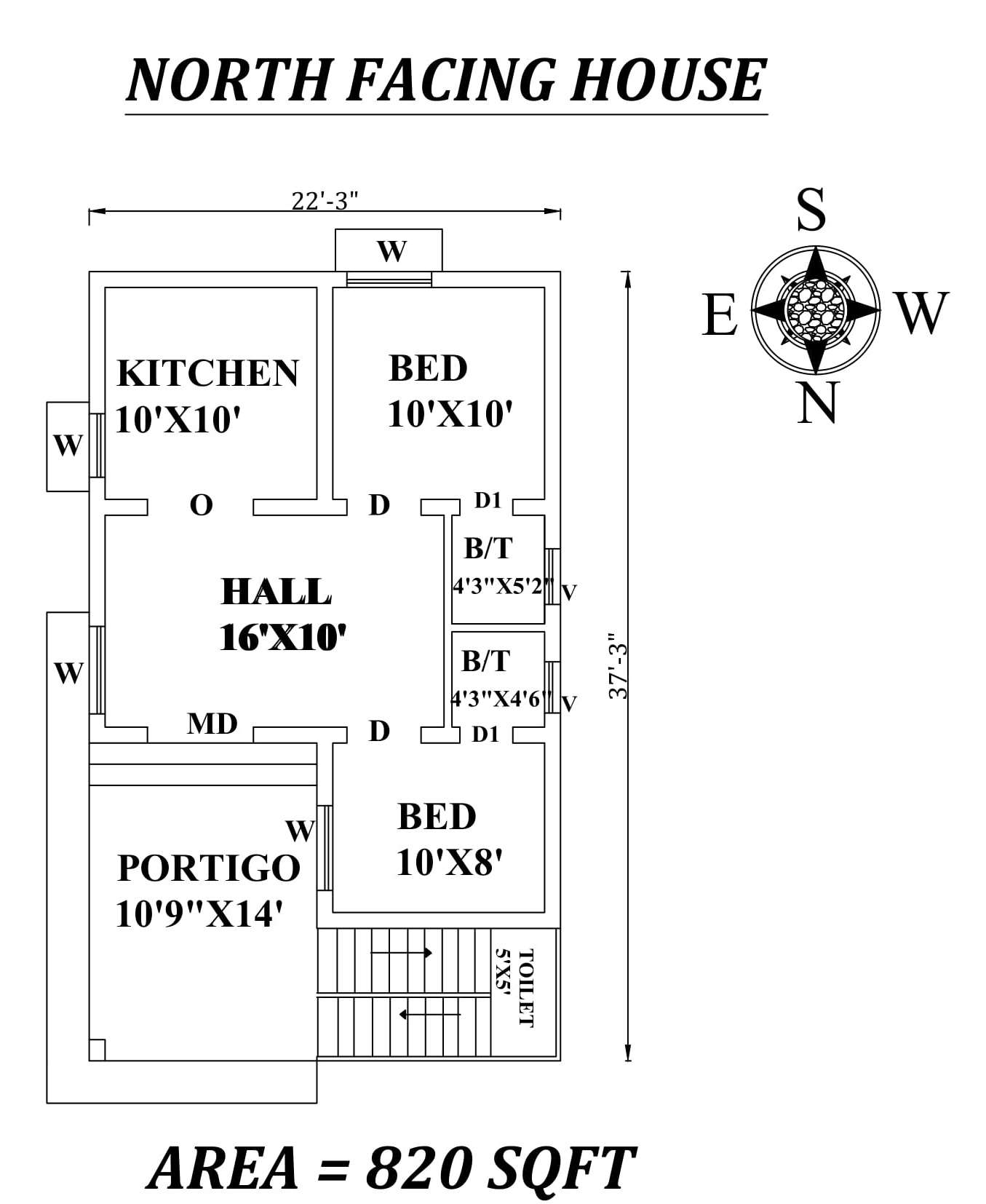 22-3-x37-3-amazing-north-facing-2bhk-house-plan-as-per-vastu-shastra-autocad-dwg-and-pdf-file