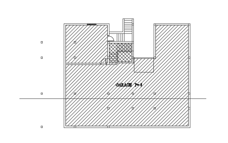 23x18m apartment ground floor house plan AutoCAD drawing - Cadbull