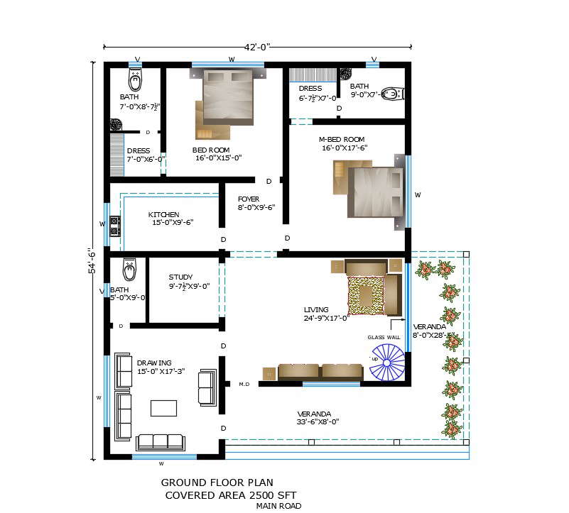 2500-sqft-house-layout-plan-autocad-drawing-download-dwg-file-cadbull