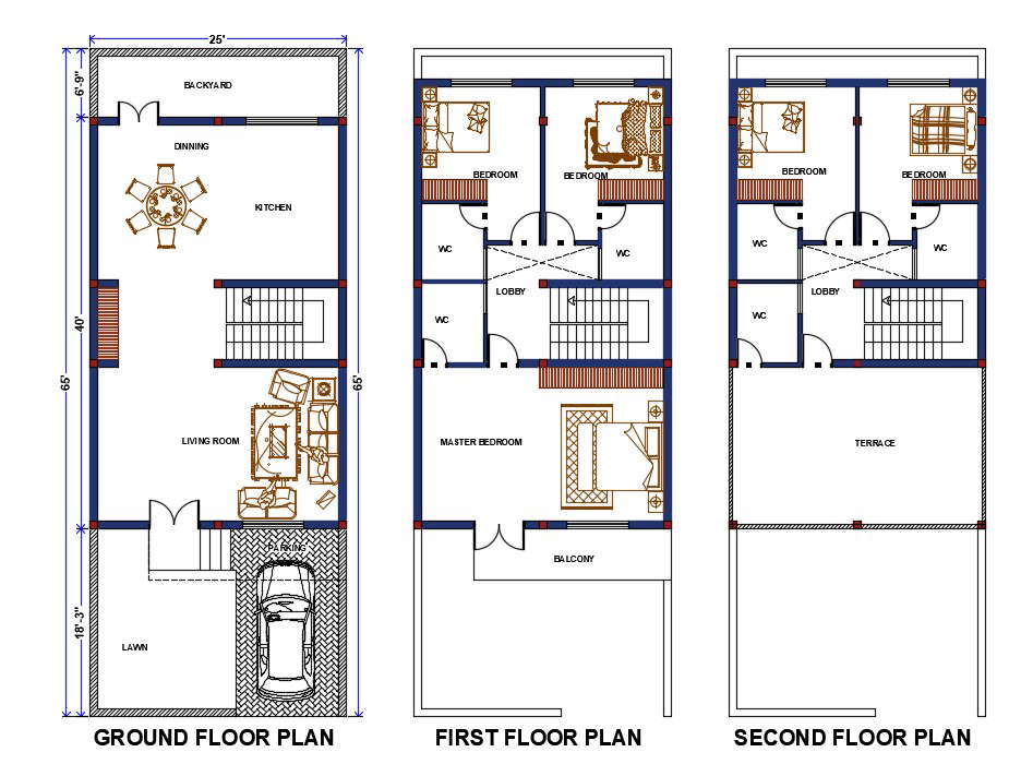 25-x65-house-plan-autocad-drawing-download-dwg-file-cadbull