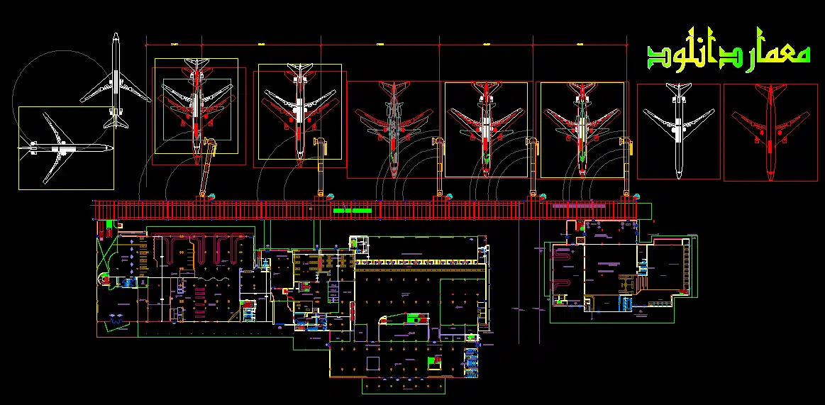 Airport Design Cad Drawing Is Given In This Cad File Download This Cad