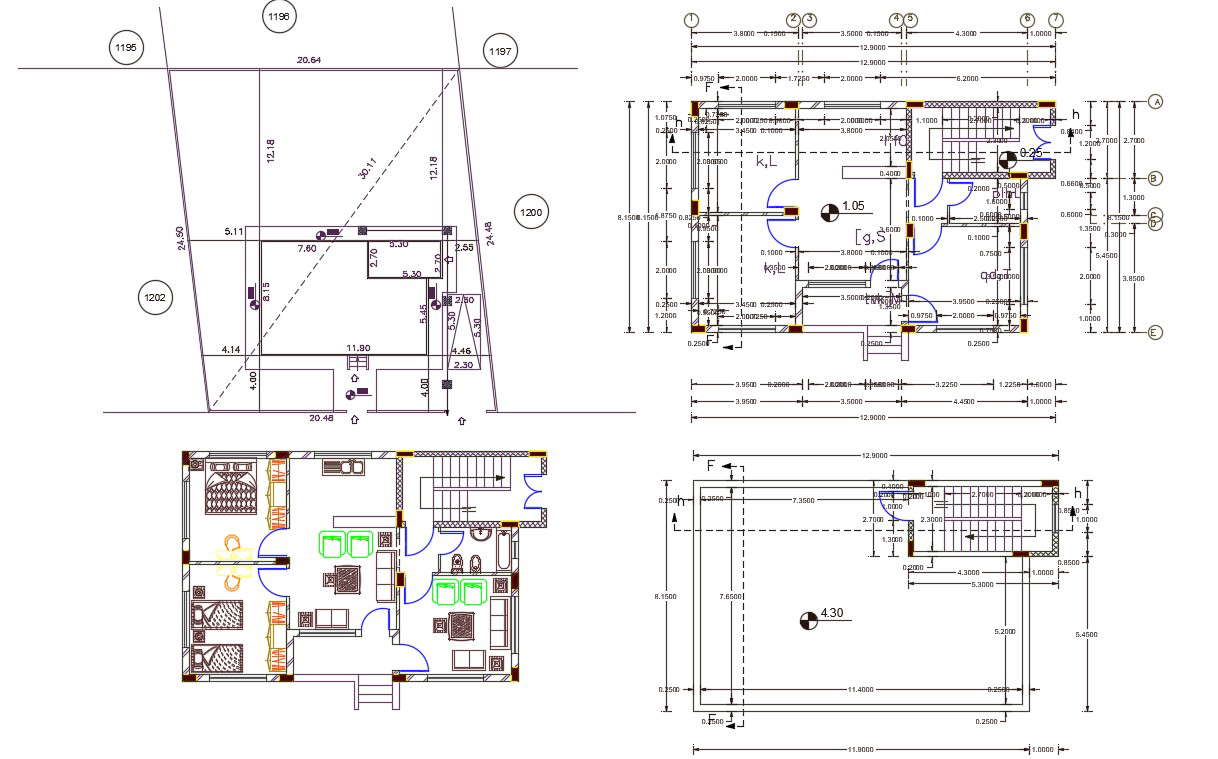 26-x-42-ft-autocad-house-plan-design-cadbull