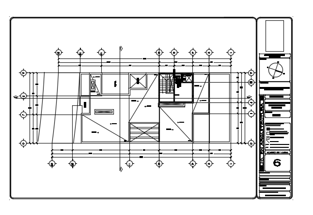 26x10m first floor house plan wastewater line layout AutoCAD - Cadbull