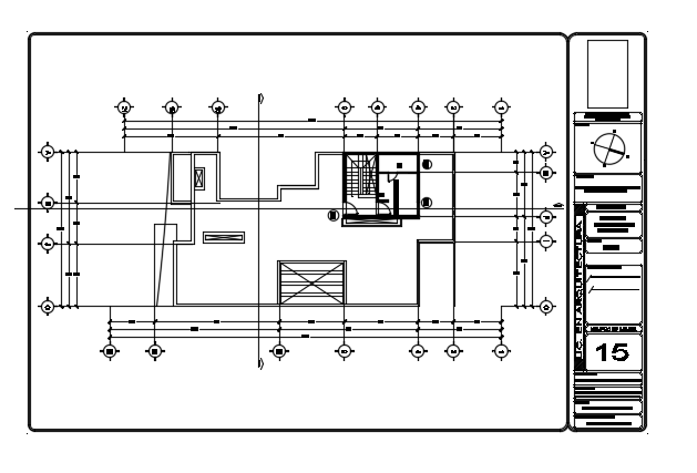 26x10m House Plan Roof Carpentry Work Autocad Drawing - Cadbull