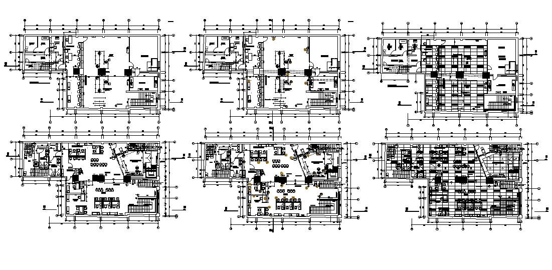 26x14m office plan is given in this Autocad drawing file. Download now ...