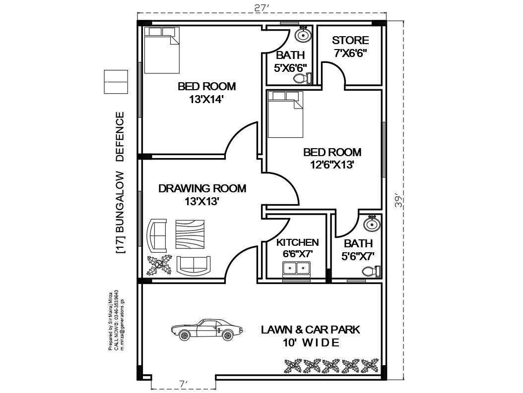 autocad file house plan