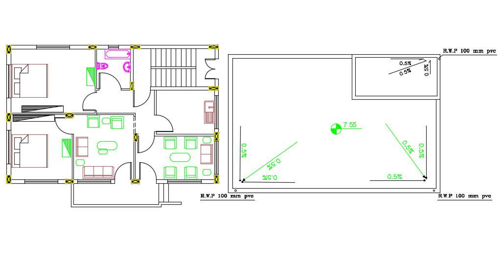 27-x-40-house-furniture-plan-120-square-yards-cadbull