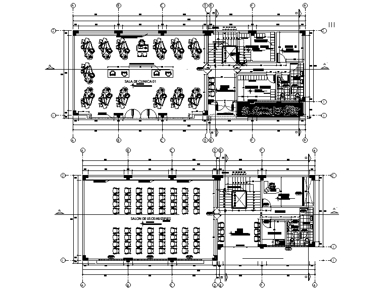 27x9m hospital plan is given in this Autocad drawing file. Download now ...