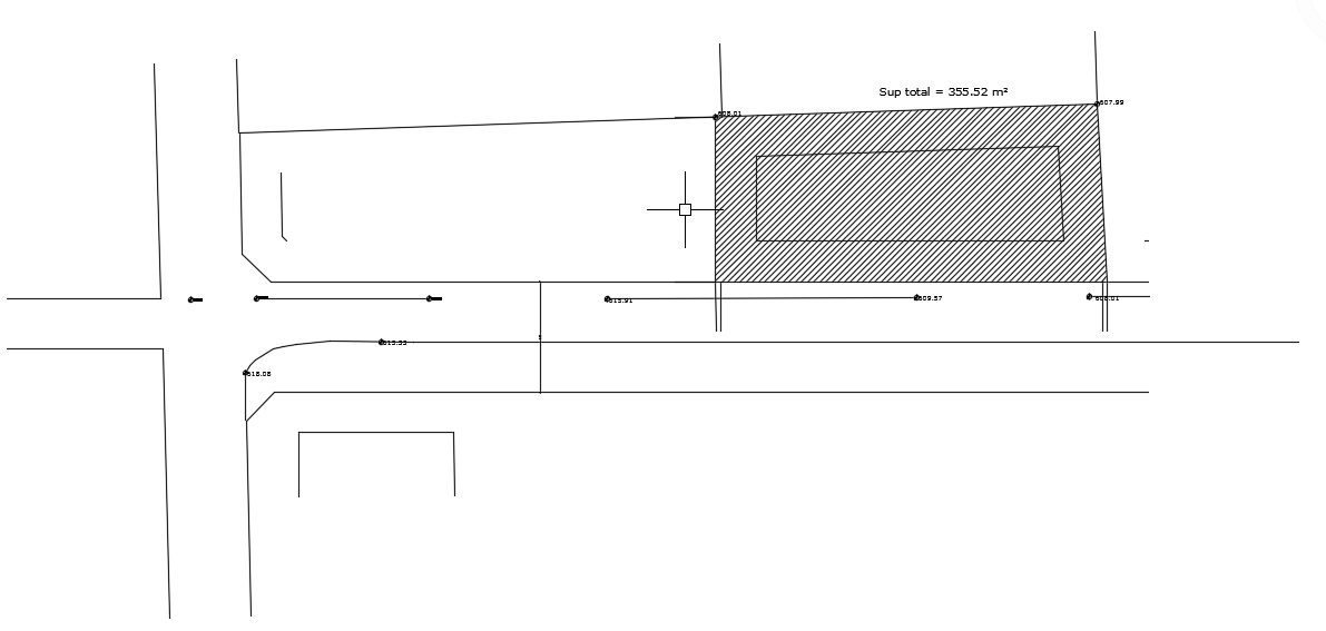 28x12m residential site layout AutoCAD 2d drawing - Cadbull