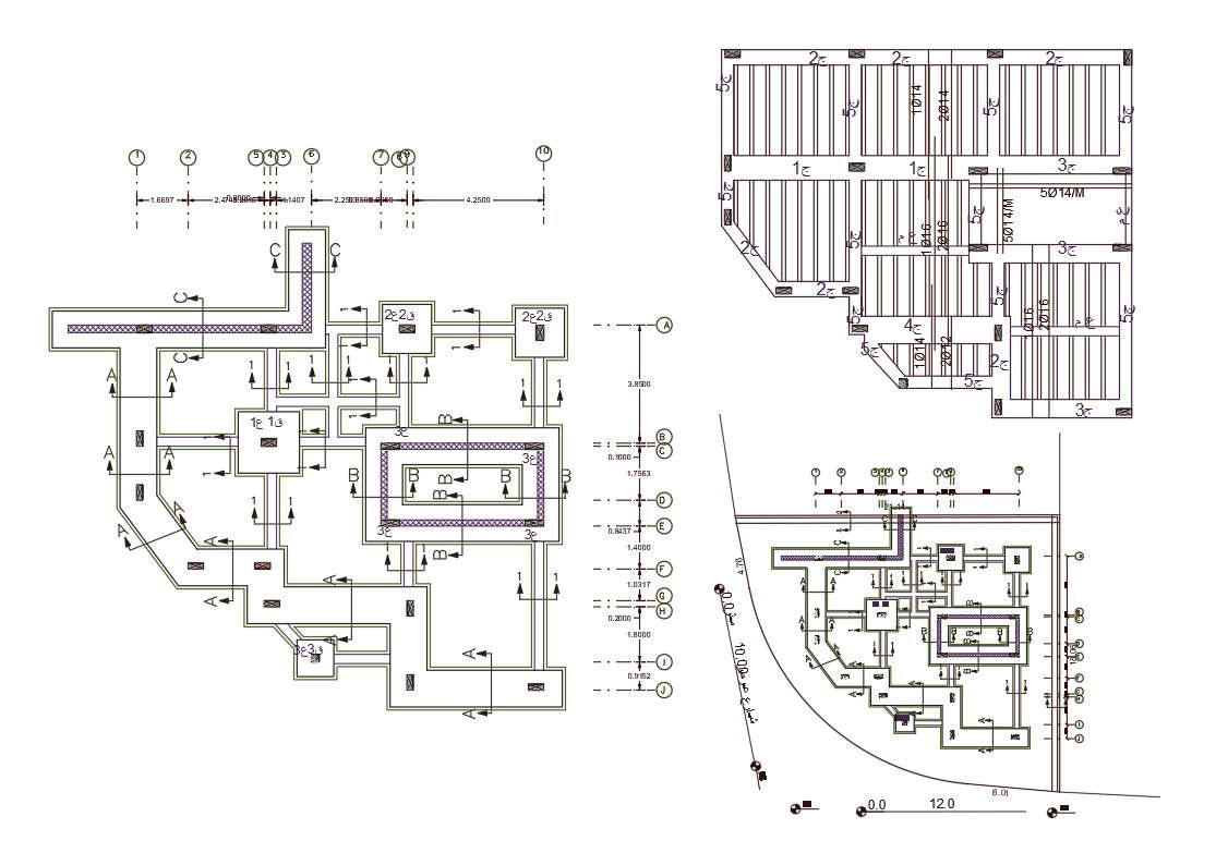 2 BHK House  Construction Working  Plan  CAD Drawing  Cadbull