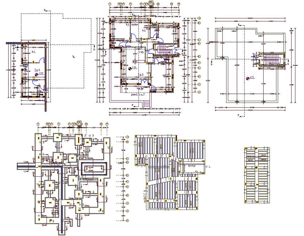 2 BHK House Plan With Working CAD Drawing - Cadbull