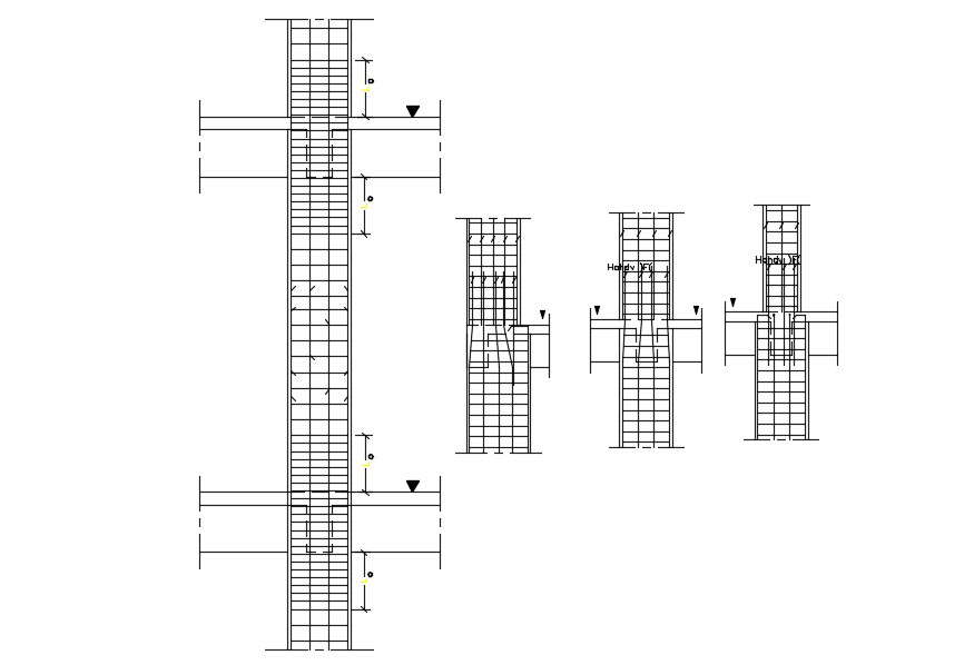 2D AutoCAD Drawing Steel Beam Joint Design CAD File - Cadbull