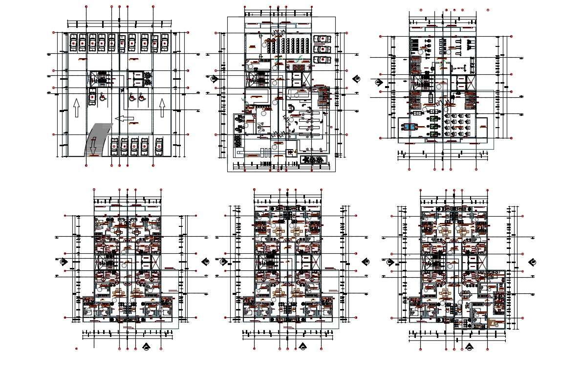 2D CAD Drawing. Floor Plan of the University Building Complex Stock  Illustration - Illustration of model, construction: 168429868