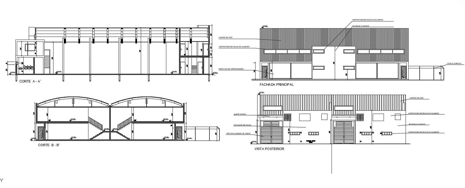 industrial building drawing