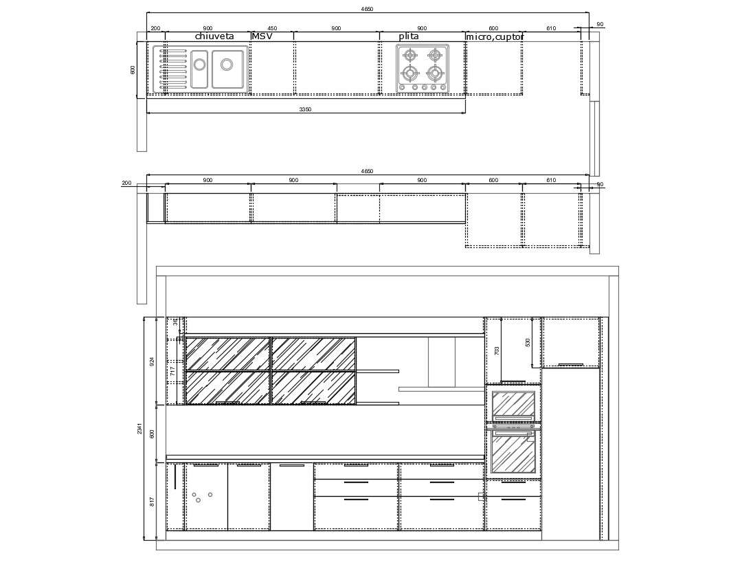 2D DWG Drawing Of Kitchen Elevation And Plan AutoCAD File  Sat Dec 2019 11 05 50 