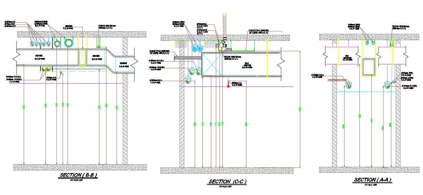 Duct Cad Drawing