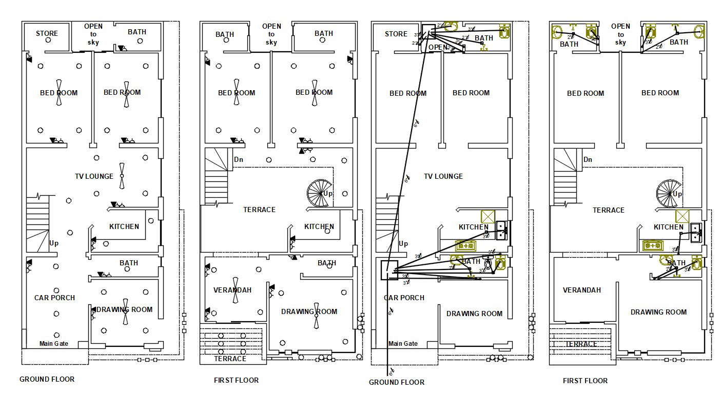 Basic Plumbing Layout Plan Dwg Plumbingger