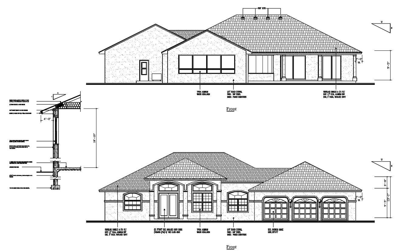 House Space Planning 25'x30' Floor Plan Cad Drawing | Plan n Design