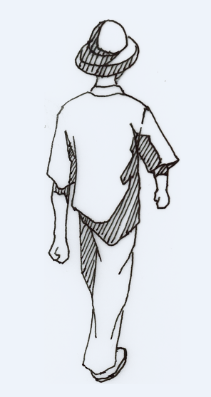 Man Walking Drawing Vector Images (over 6,800)