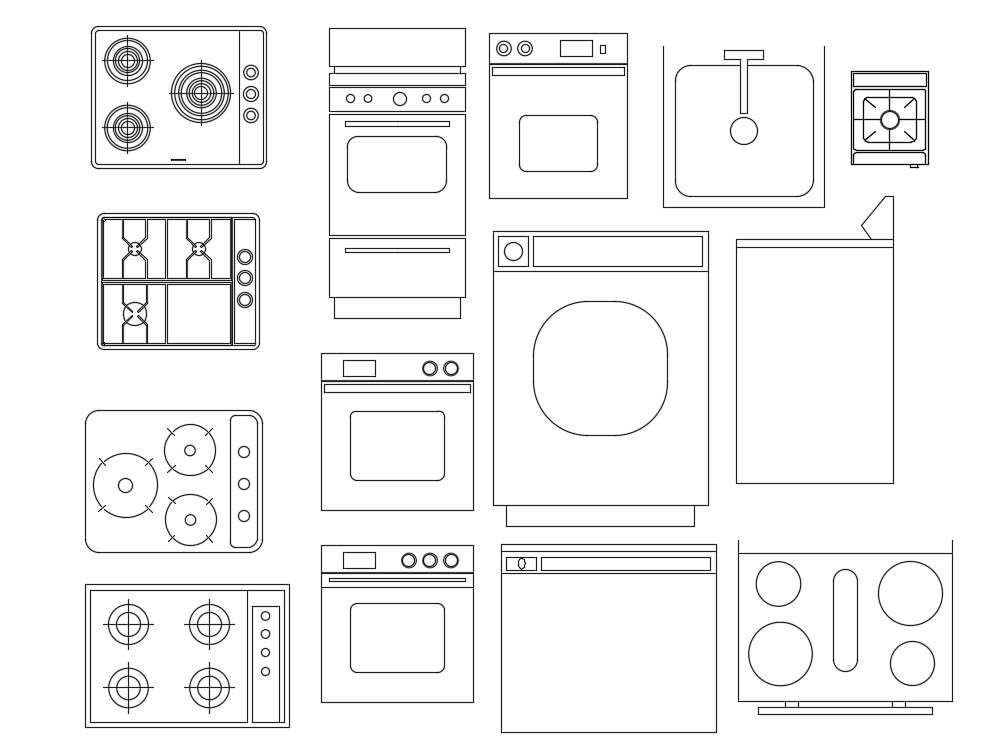 2D AutoCAD drawing file of the different types of washing machines and ...