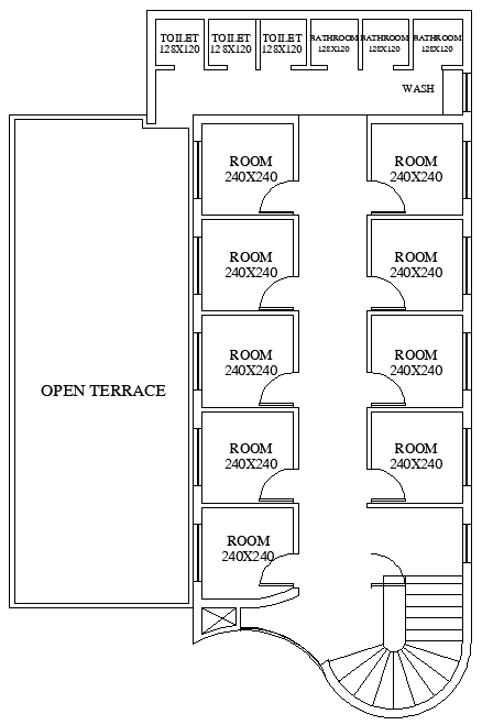 2D Autocad DWG drawing file has the details of church plan and room is ...