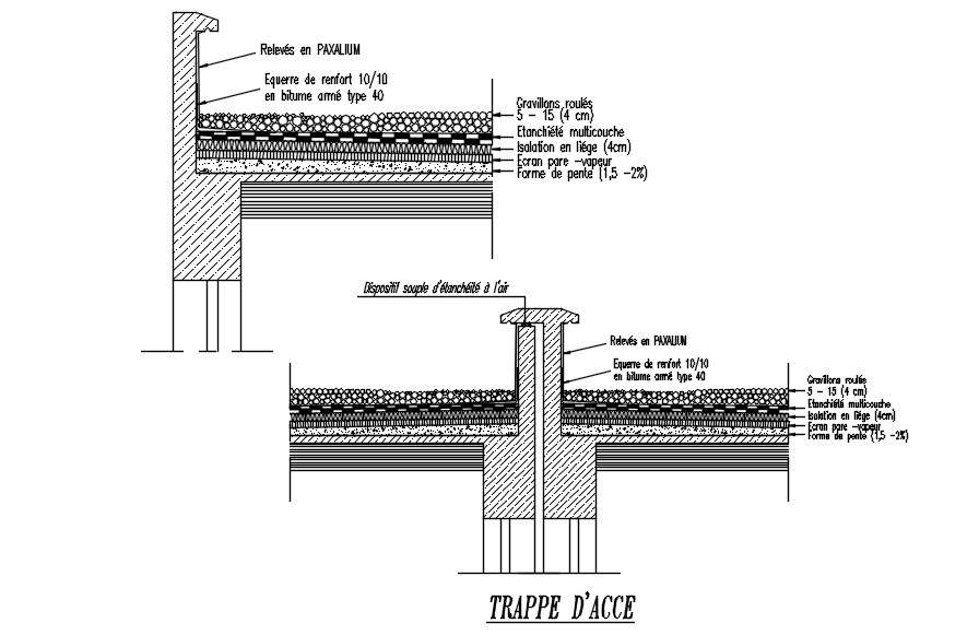 2d-design-of-waterproofing-details-of-the-terrace-in-autocad-drawing