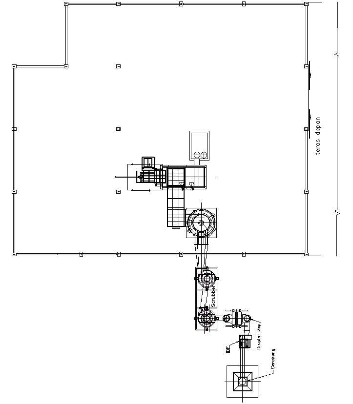 2d Design Of Incinerator Plant In Detail Autocad Drawing Cad File Dwg File Cadbull 5173