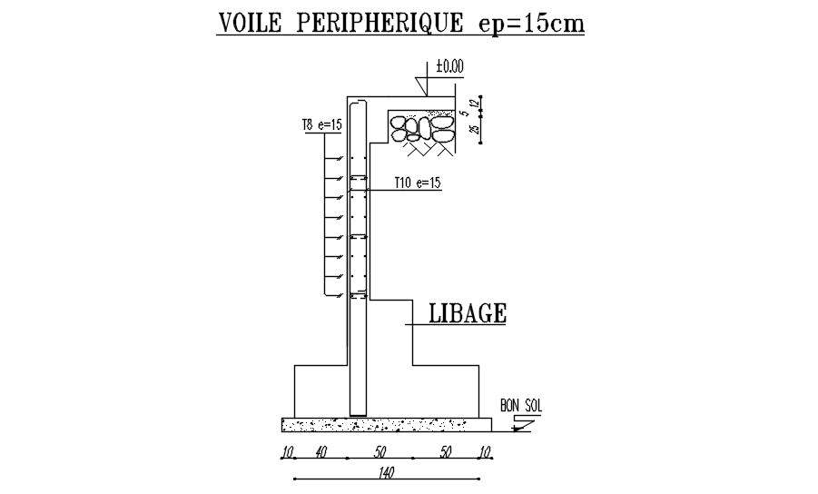 2D design of column reinforcement details in AutoCAD, CAD file, dwg ...