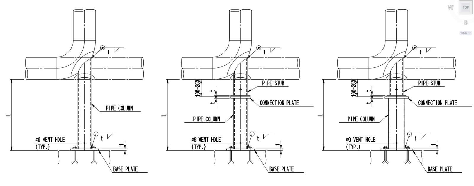 2d Design Of Different Pipe Connections In Autocad Drawing Cad File Dwg File Cadbull 2437