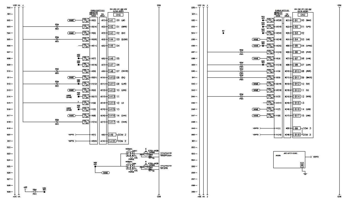 2D design of electrical network system in AutoCAD drawing, CAD file