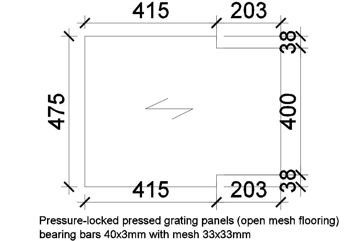 2d Design Of Grating Panel In Autocad Drawing Cad File Dwg File Cadbull 