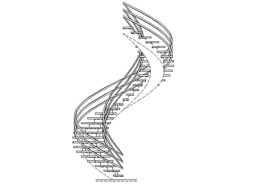 2d-design-of-spiral-stair-in-autocad-drawing-cad-file-dwg-file-cadbull