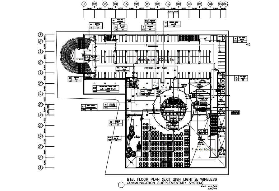 2d Drawing Of 1st Floor Plan In Detail Autocad Drawing Cad File Dwg File Cadbull