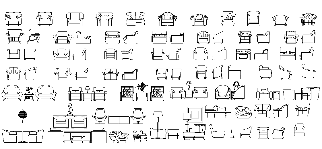 2D drawing of chair plans is given in this Autocad drawing file ...