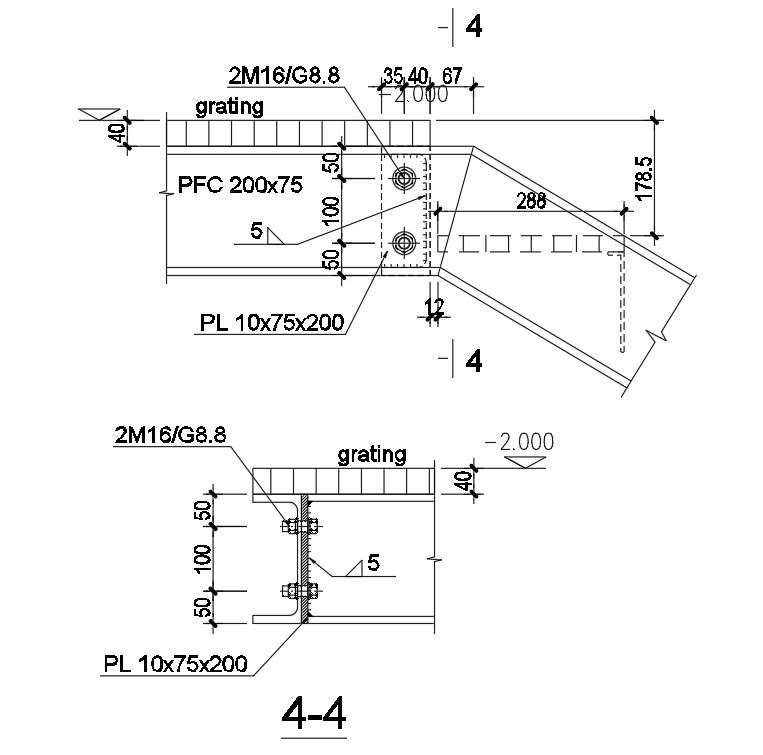 2d Drawing Of Grating Panels Details In Autocad Cad File Dwg File Cadbull 