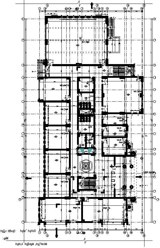 2D floor plan of arts college in Detail AutoCAD drawing - Cadbull
