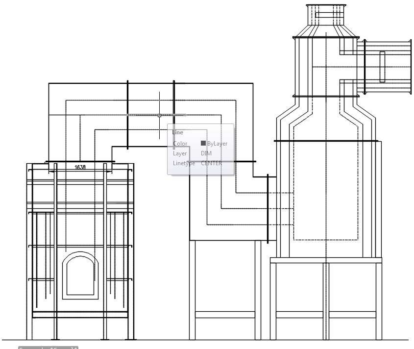 2d Plan Of Incinerator Machine In Autocad Drawing Cad File Dwg File Cadbull 6882