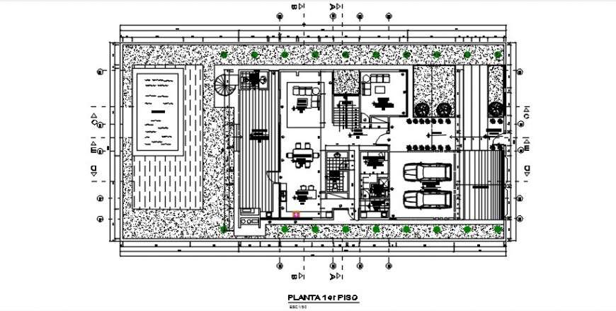 2 d cad drawing of house design elevation auto cad software - Cadbull