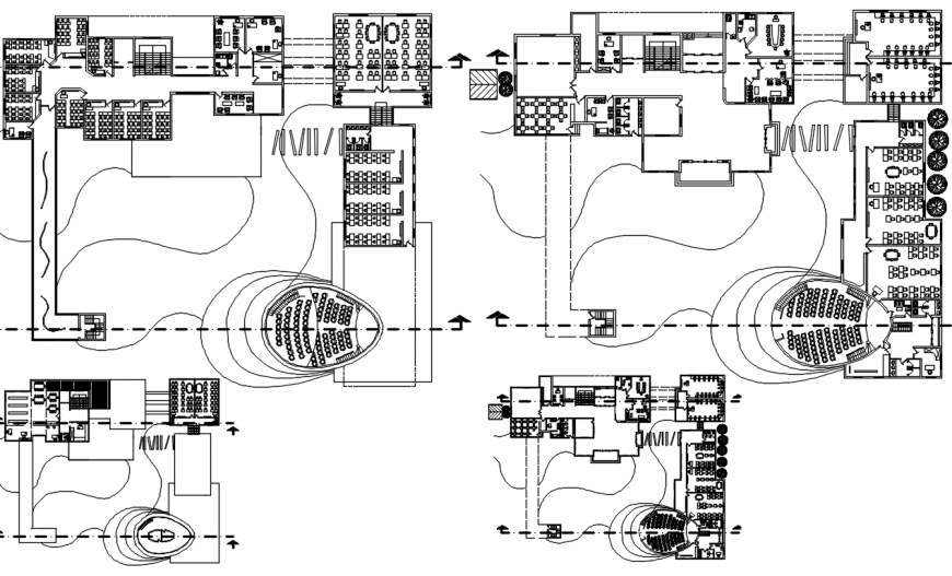 2 d cad drawing of school plan premises Auto Cad software