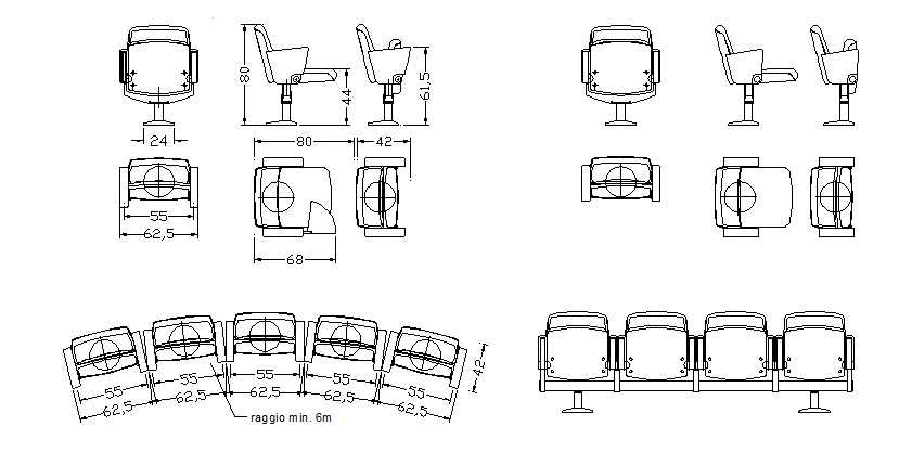 chair design - Cadbull